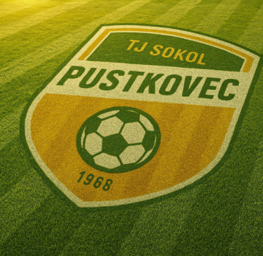 Logo v trávě TJ Sokol Pustkovec